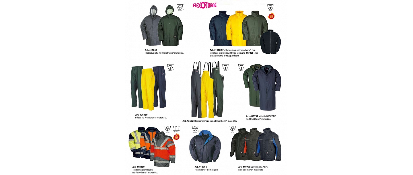 Work jackets and overalls