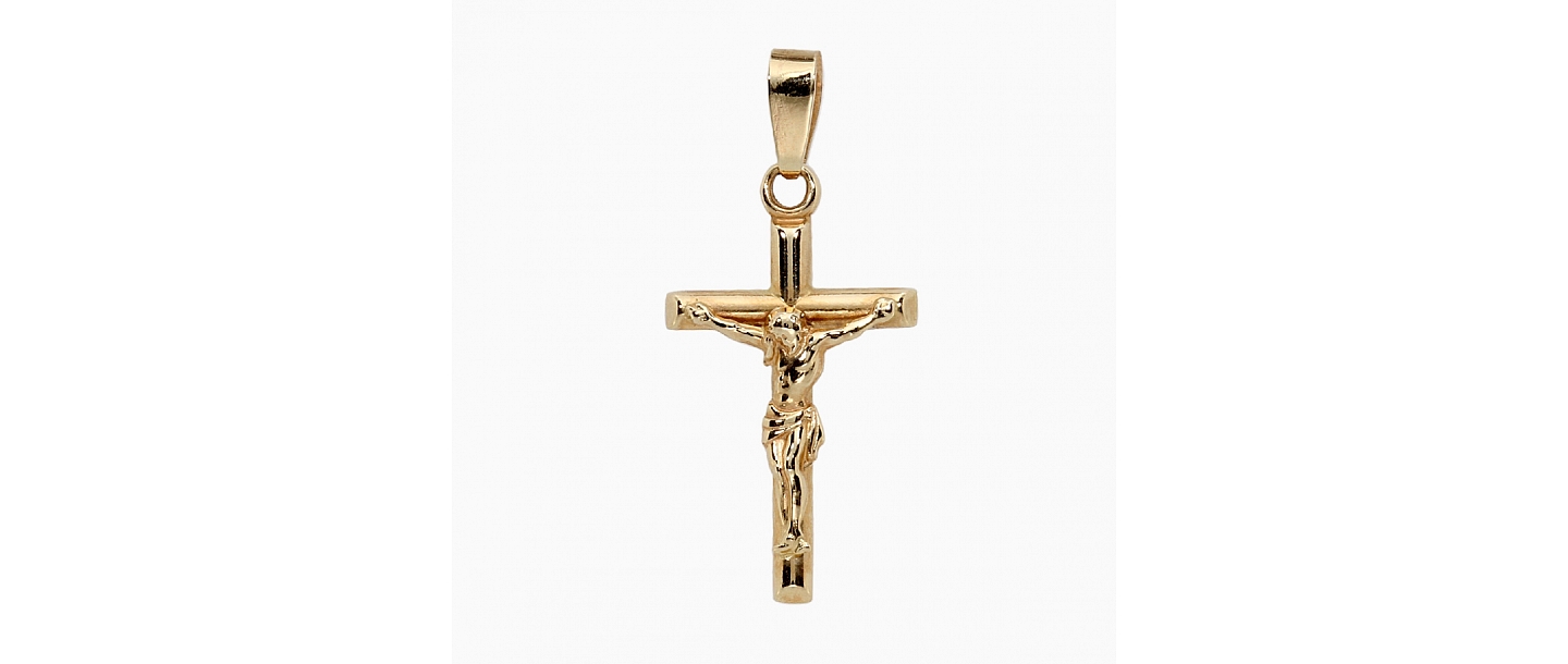 Золотой крест католический