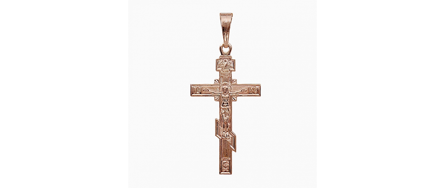 Golden cross of the Orthodox