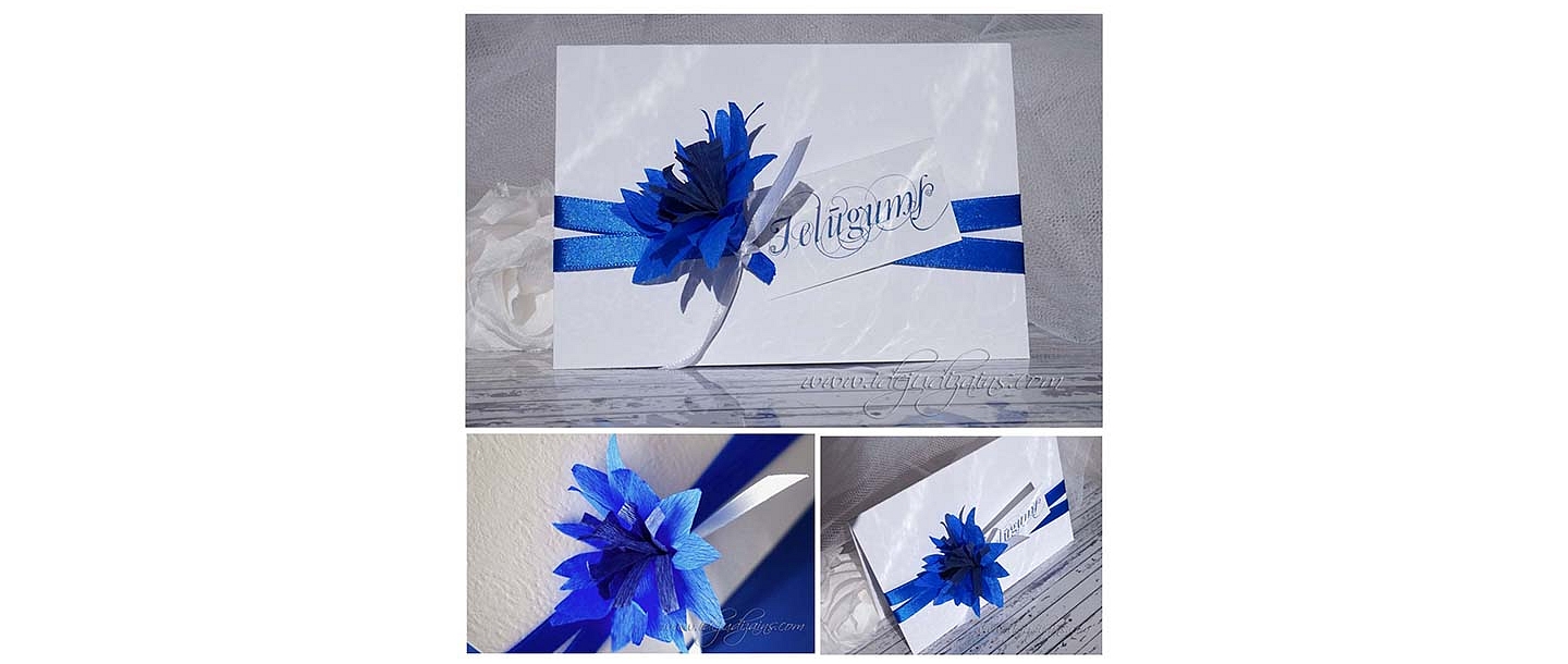 Cornflower invitations