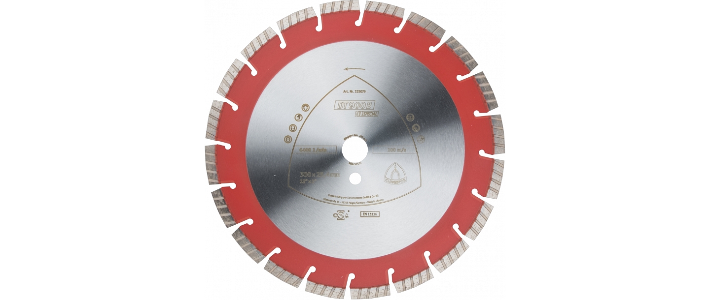 Diamond disc for concrete asphalt