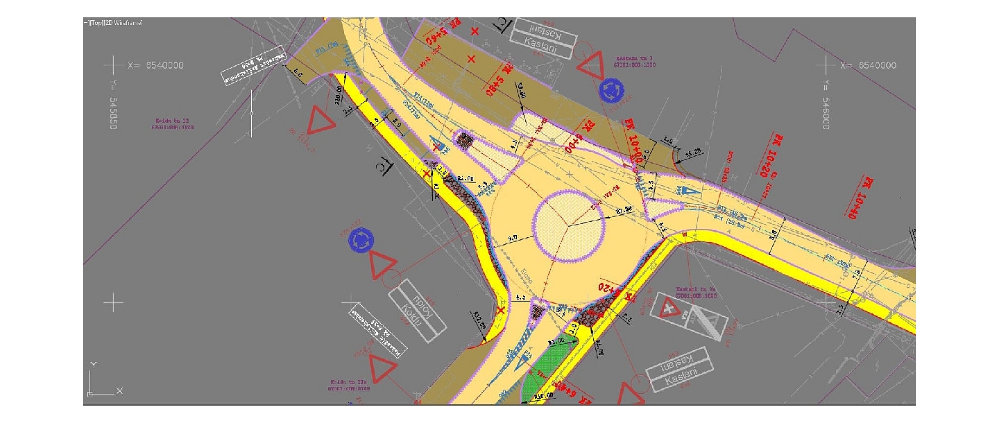 Road and bridge designing