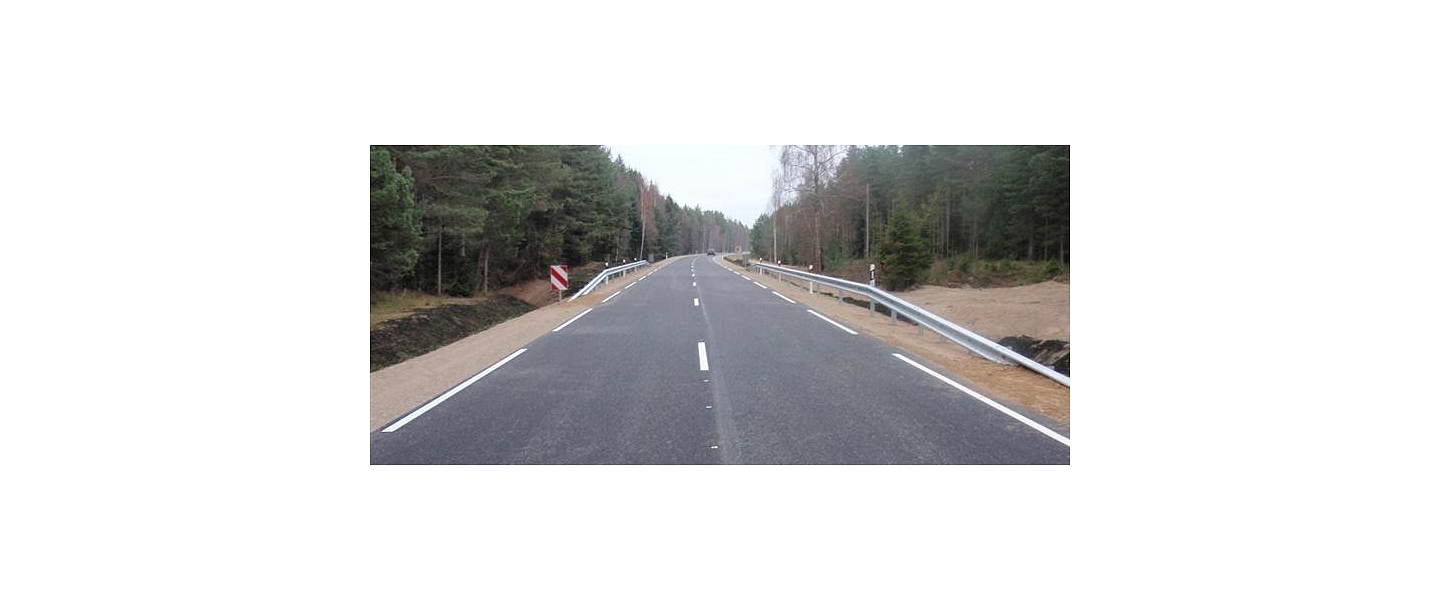Реконструкция трассы P124 Вентспилс - Колка, разработка проекта и надзор за строительством