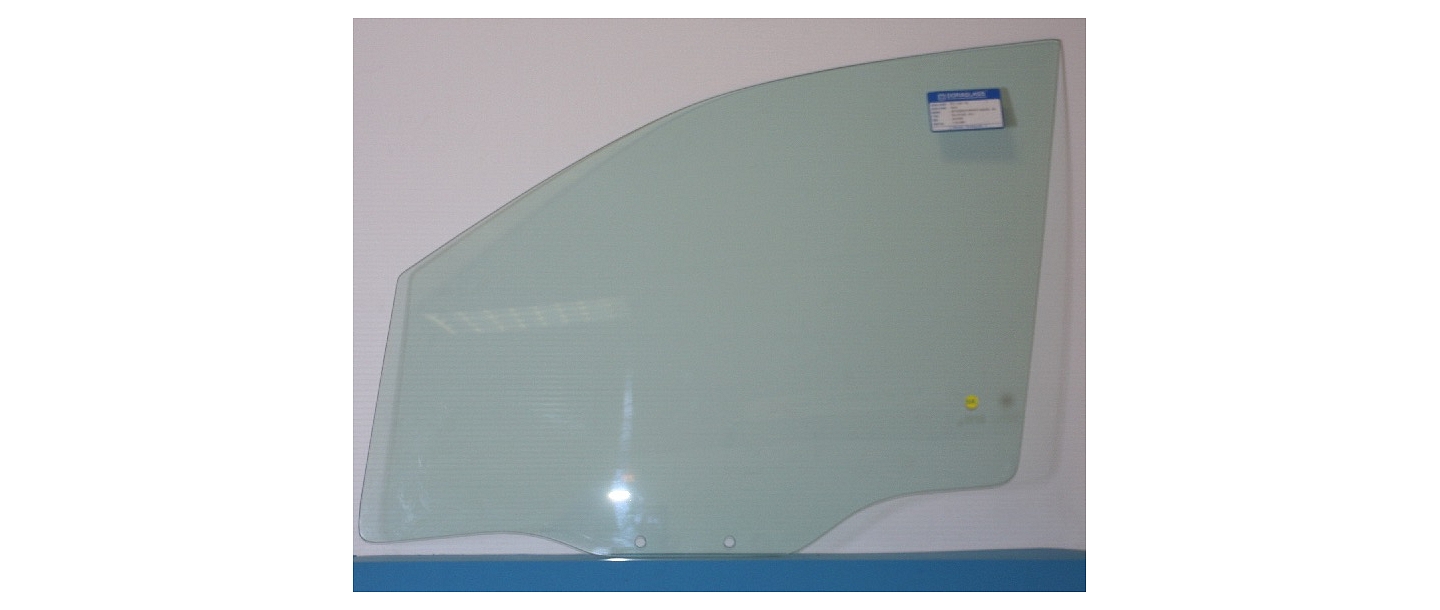 5658LGNV5FD MITSUBISHI SPACE WAGON 99 04 Car Door Window Auto Glass Green Front Left 3 Holes