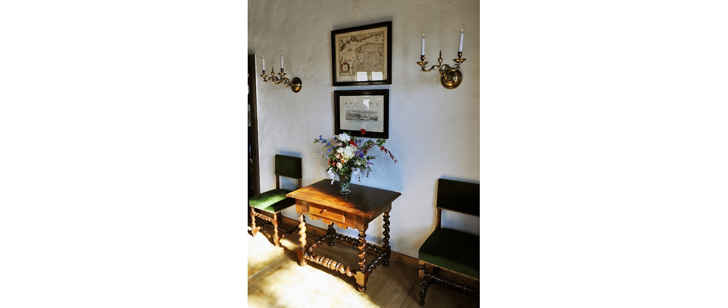 Interior fragment of Bauska town hall - restored
