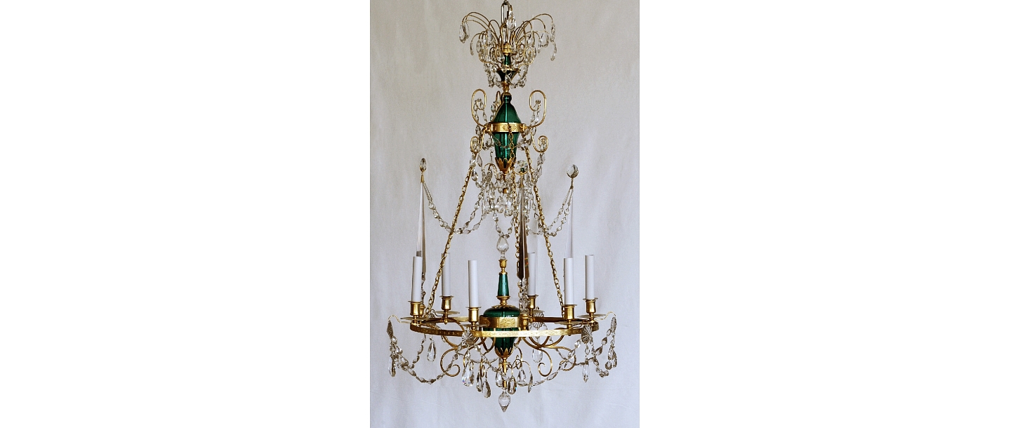 Restored Aluksne Evangelical Lutheran Church altar chandelier - restored