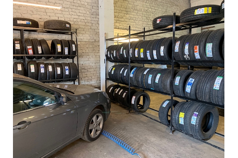 Tire trade in Kurzeme