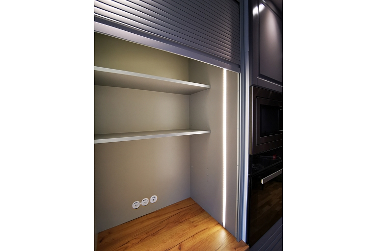 Built-in cabinets by individual order. "GS Fittings"