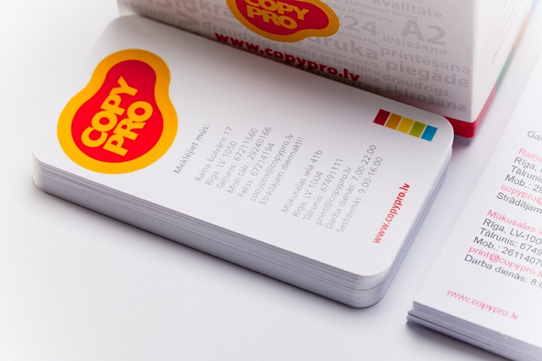 Business card production