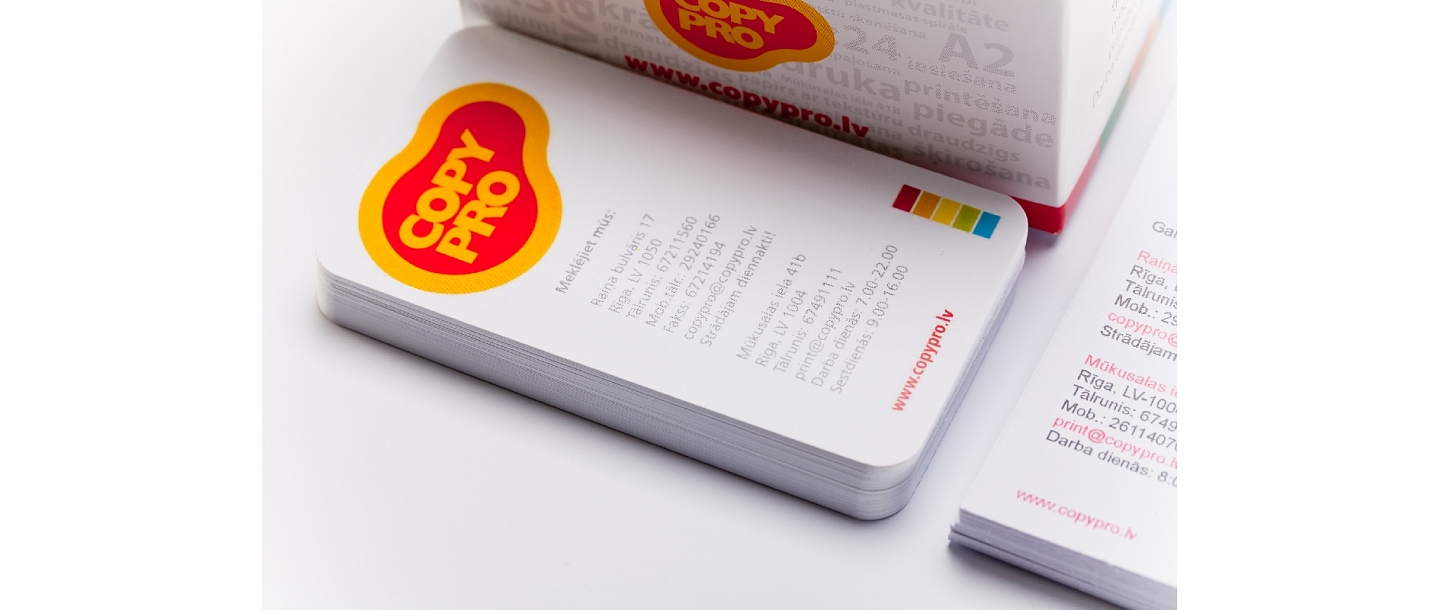 Business card production