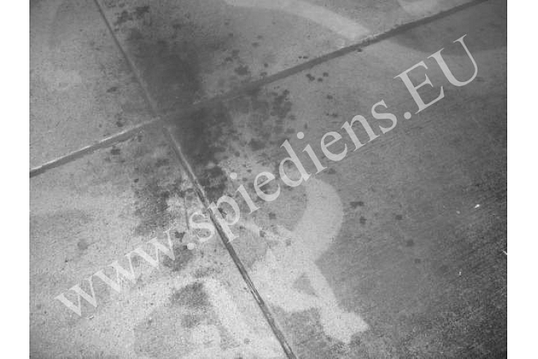 Concrete floor - dirty. Cleaning services