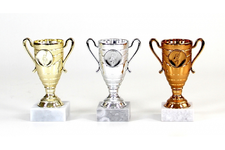 Cup - mini, gold, silver, bronze