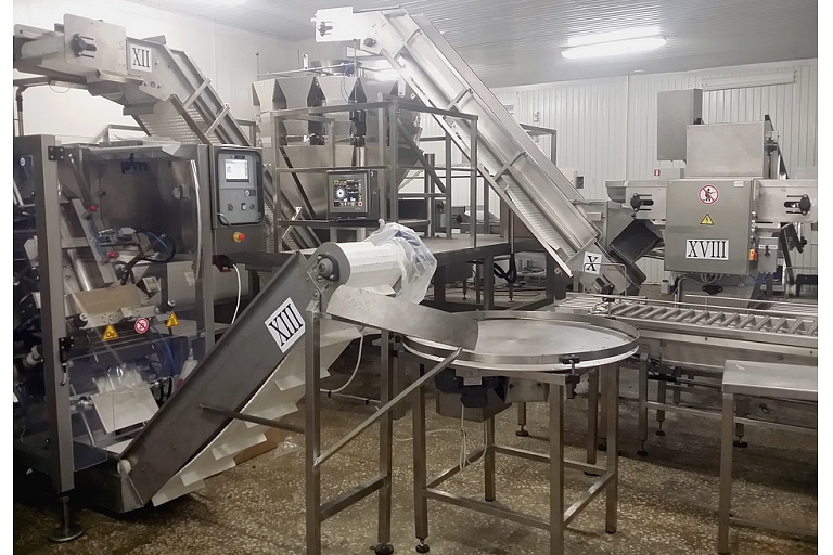 Dosing and packing line 2t per hour