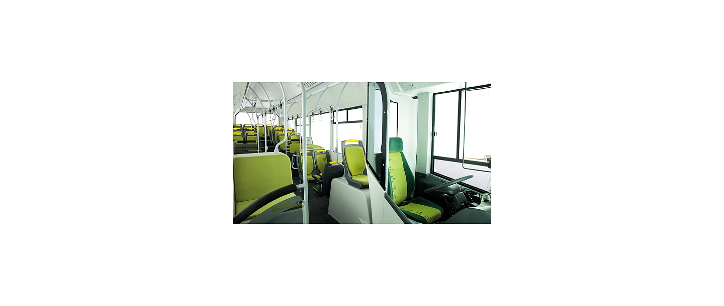 ISUZU Citibus interior from the front