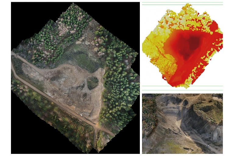 Quarries. 3D surveying