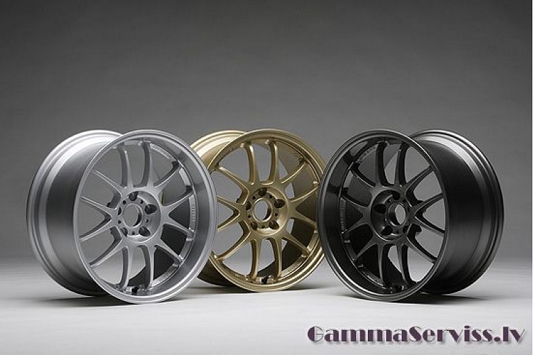 Wheel powder painting