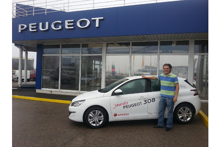 Автосалон Peugeot 308 Рига Amserv Krasta
