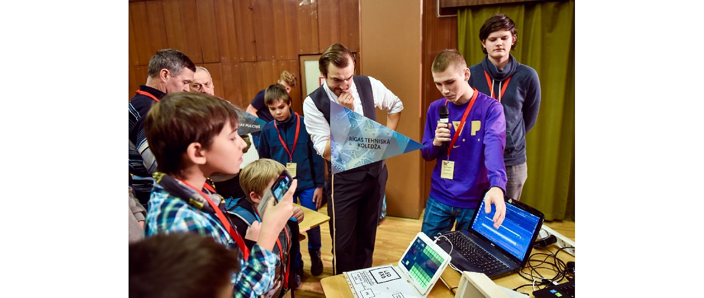Electronics exhibition of Riga Technical College