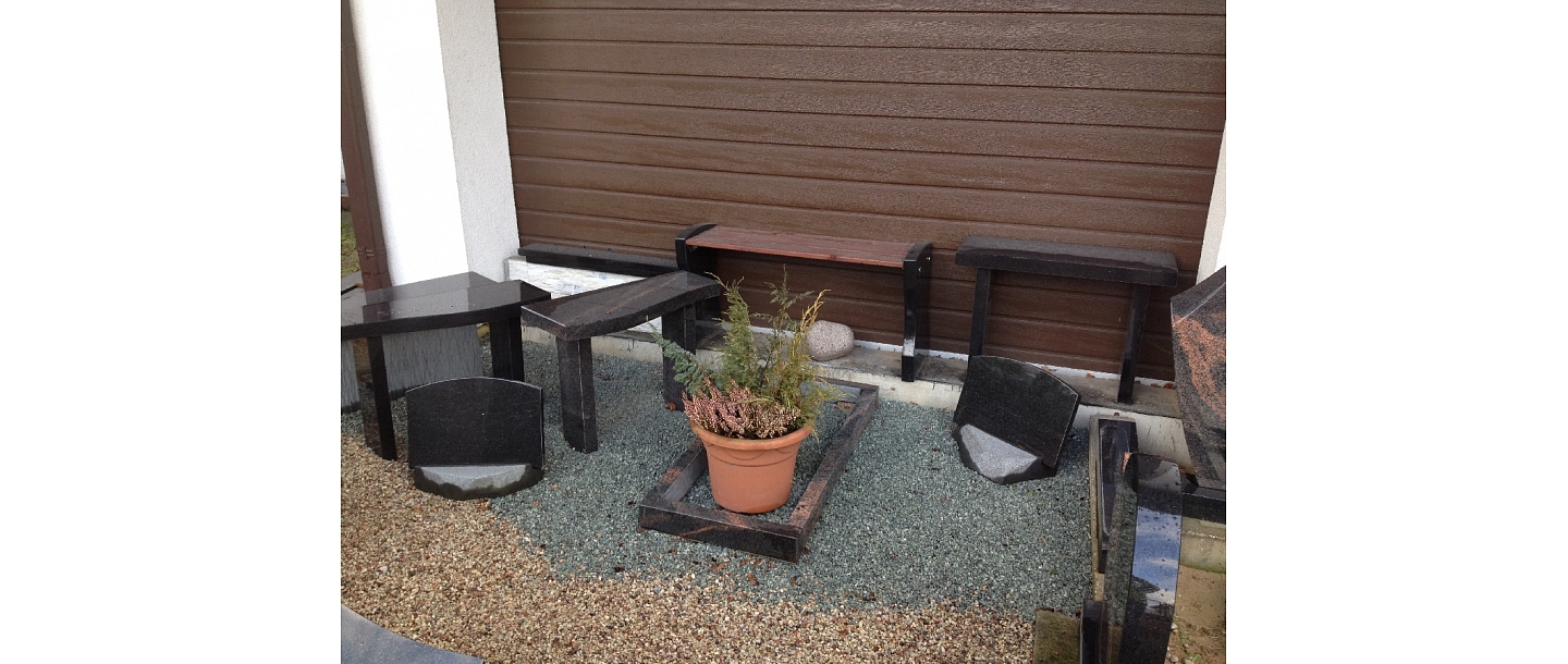 Graveyard benches