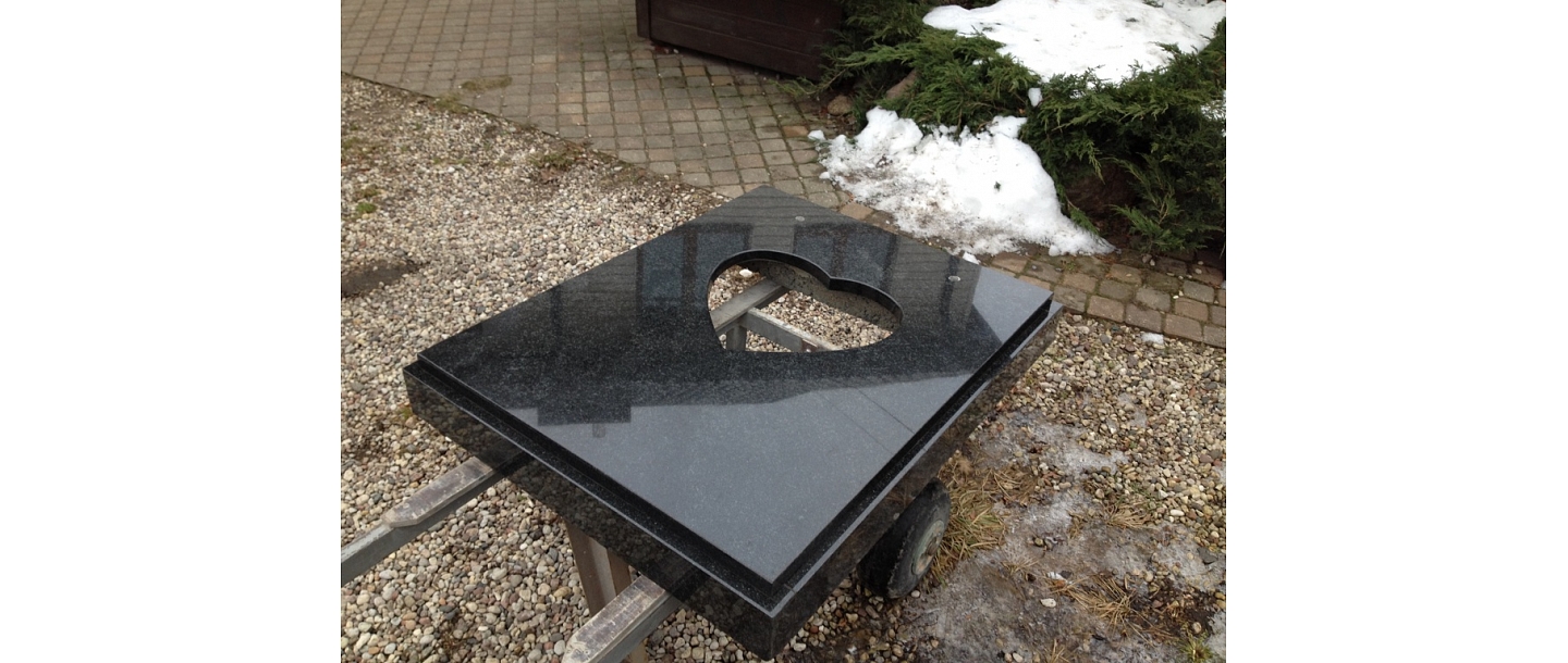 Original granite tombstones