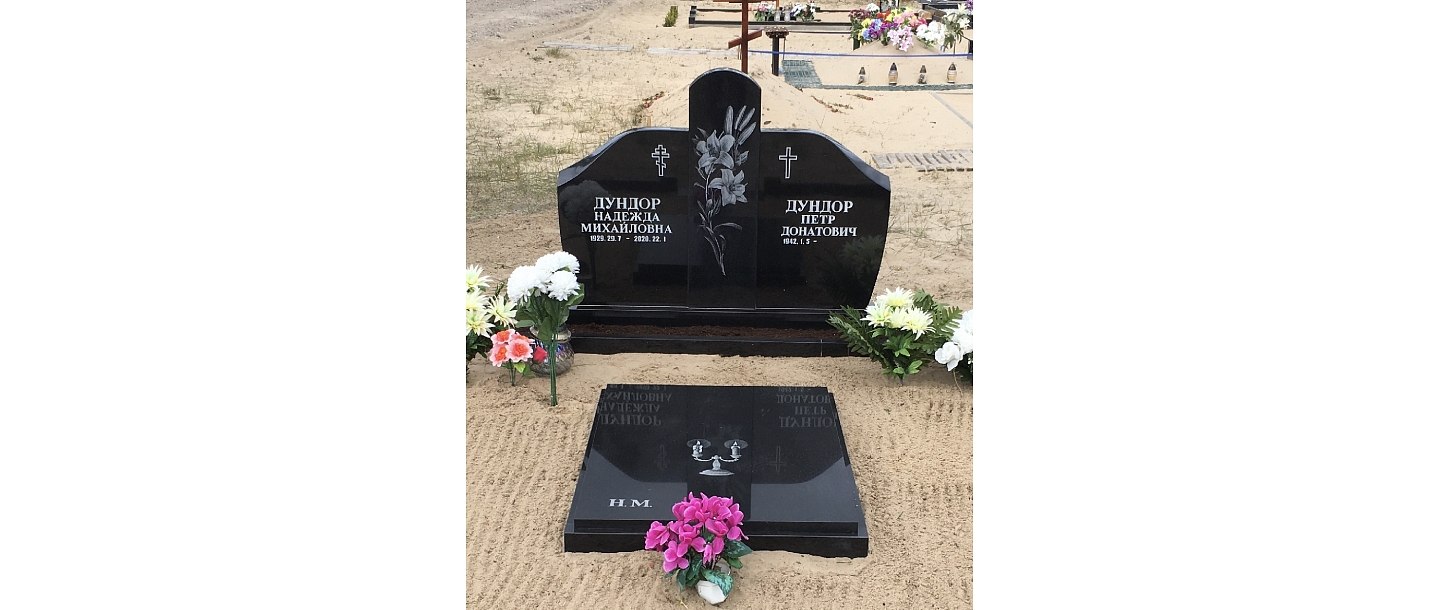 Grave stones, tombstones, Riga