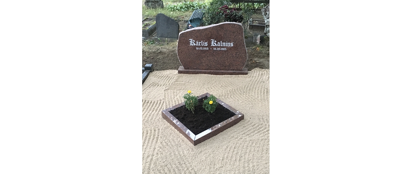 Grave stones, tombstones, Riga