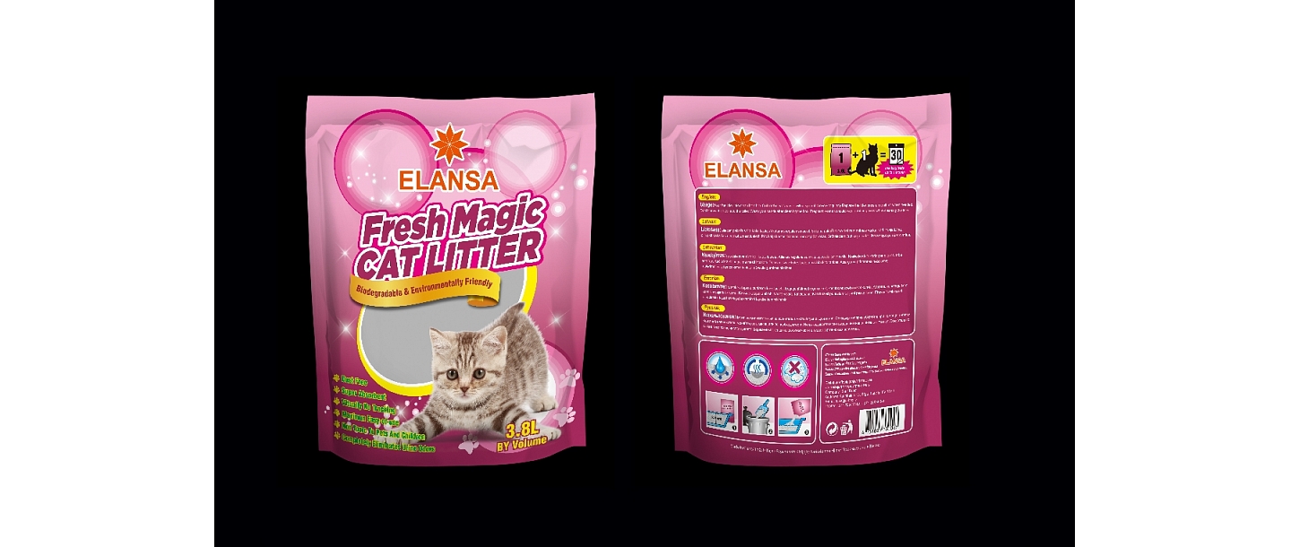 Elansa kristāliskās smiltis 3,8 l
