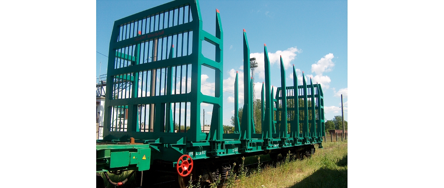 Wagons for transporting logs