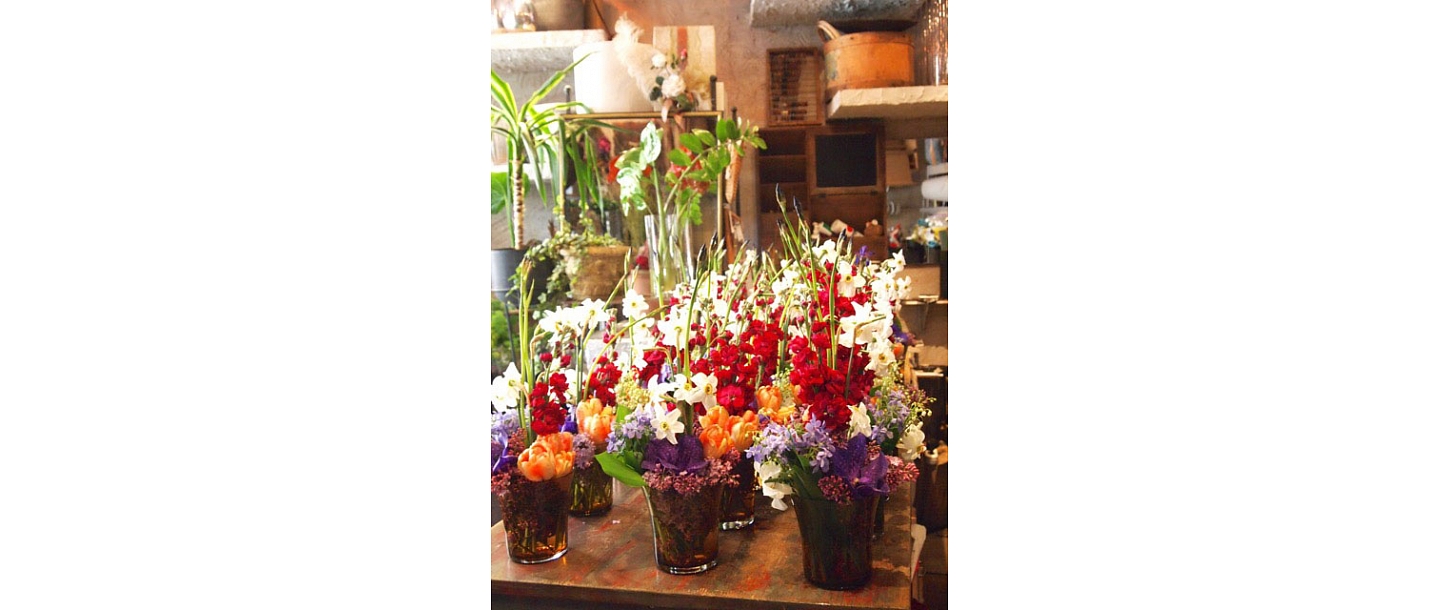 Banquet decoration with flowers