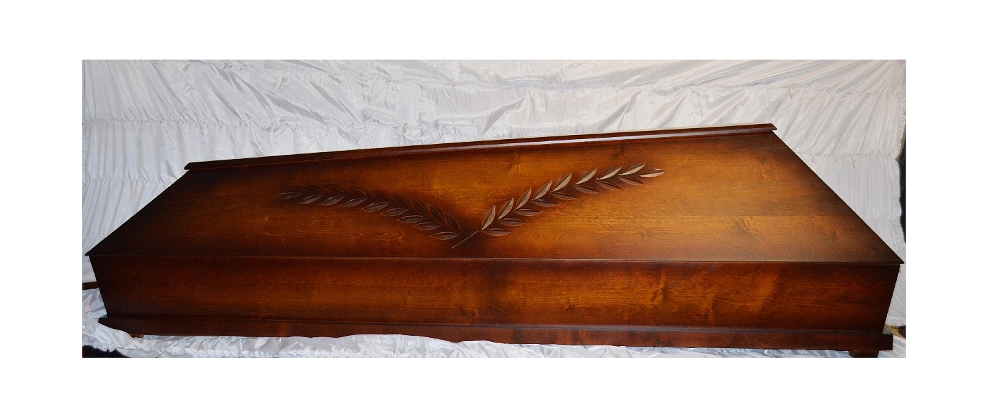 Coffin production varnished wooden coffins Valmiera Cēsis Limbaži Vidzeme