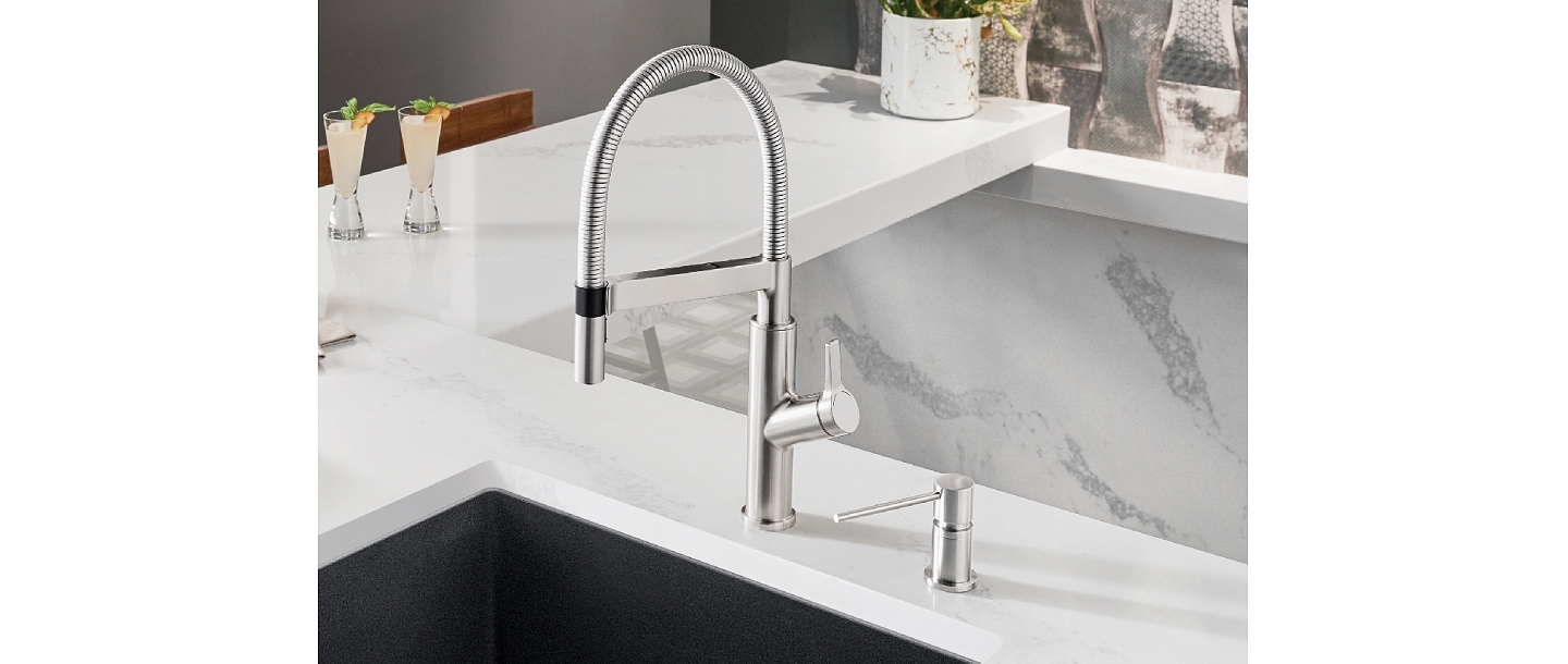 Blanco, BLANCOLATO, BLANCO LATO, liquid soap dispenser, BLANCO faucet, faucet, BLANCO liquid soap dispenser, BLANCO CULINA-S, stainless steel faucet