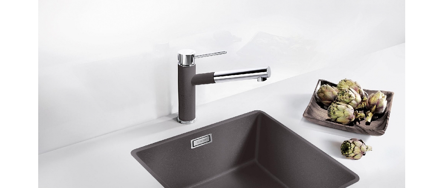 Blanco, BLANCO faucet, BLANCO sink, BLANCO KANO, SILGRANIT, stone mass sink, granite sink