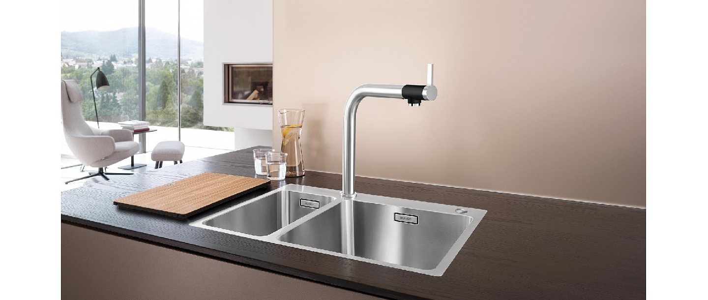 STEELART, BLANCO sink, BLANCO faucet, BLANCO VONDA