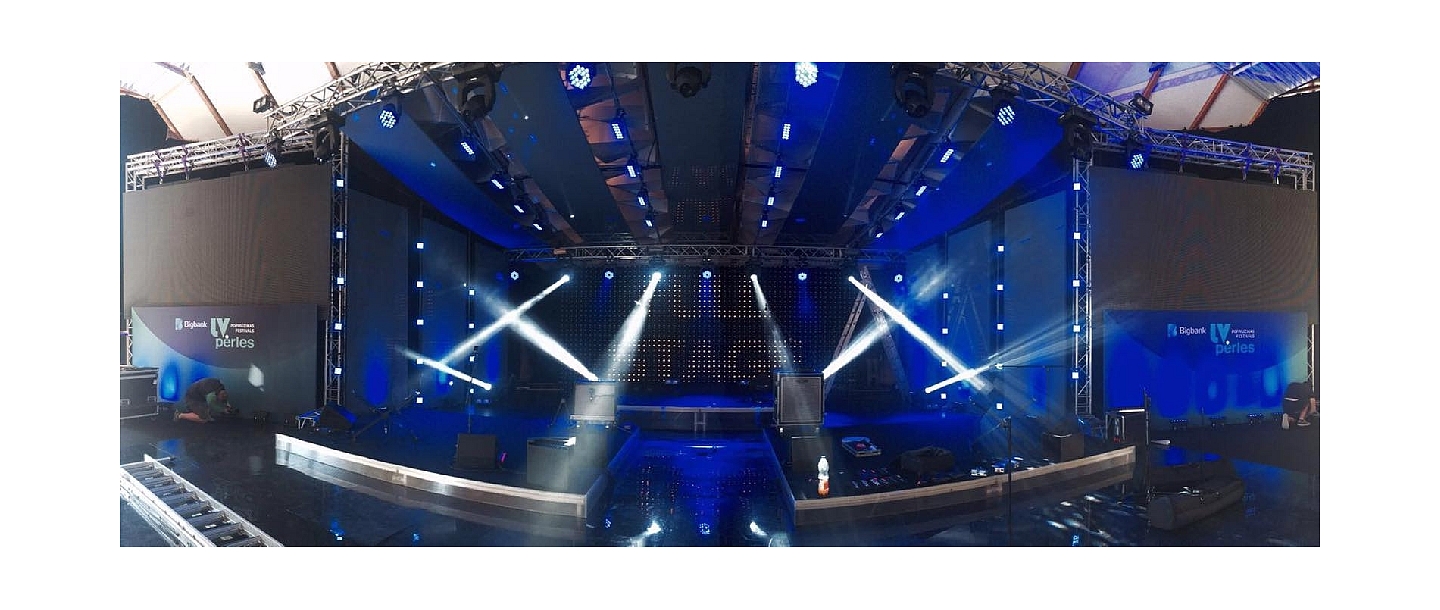 Stage and lighting equipment