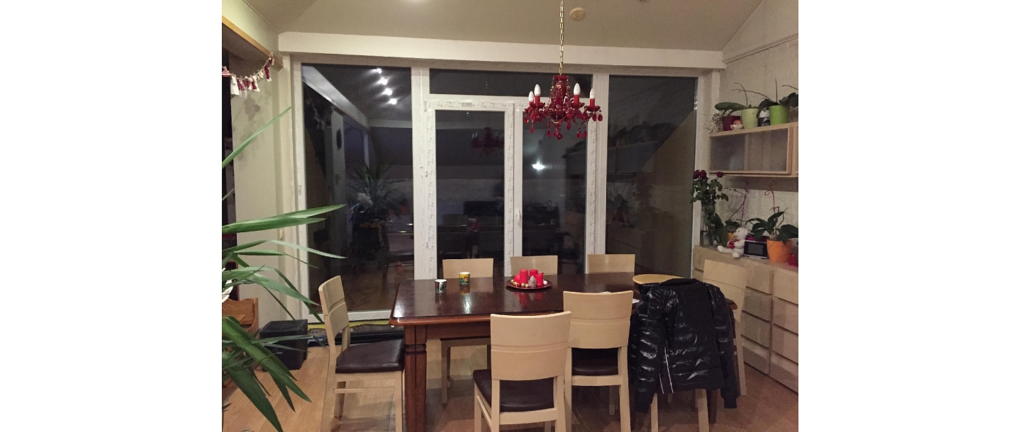 Glass double-glazed windows