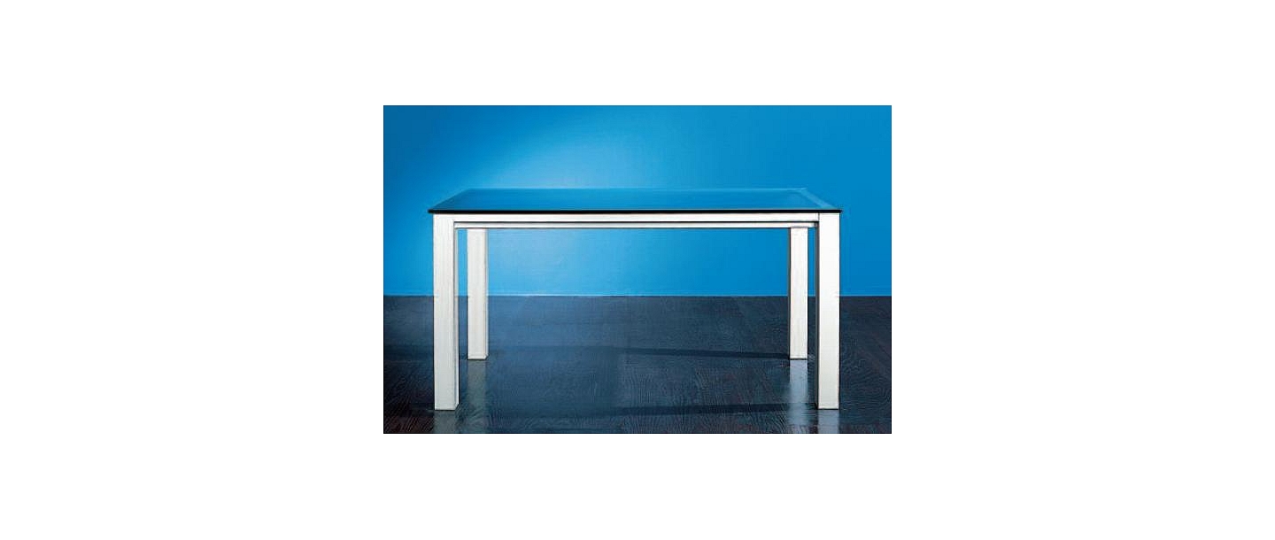Furniture table made of aluminum