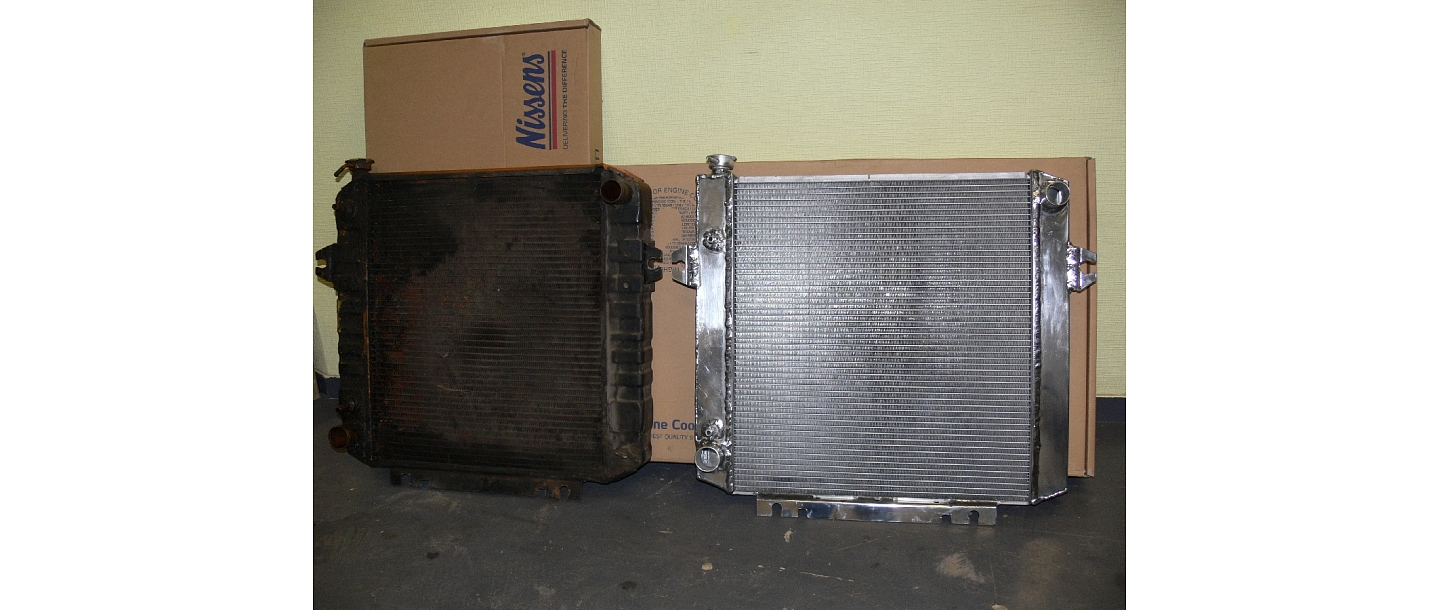 Manufacturing of forklift radiators