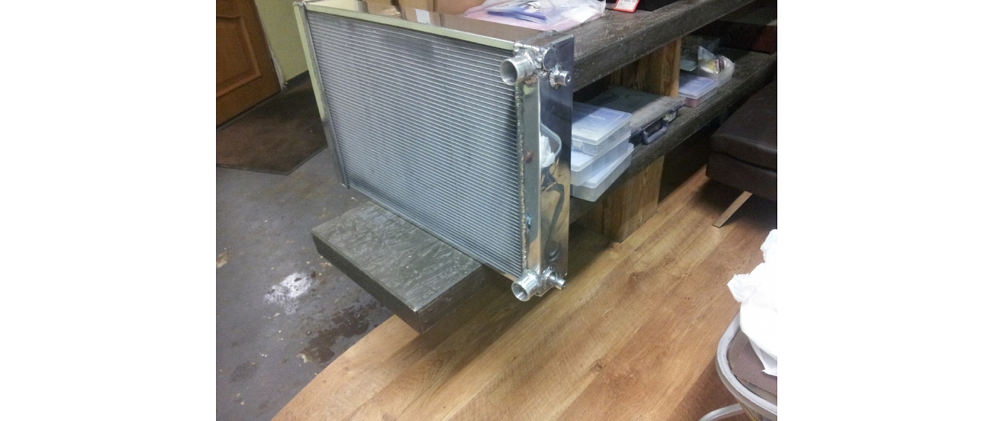 Production of sports car radiators