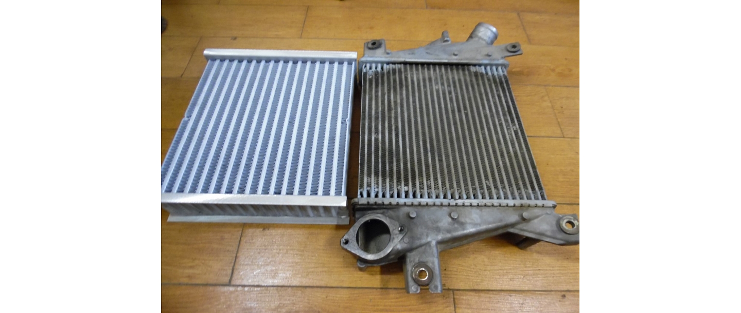 Changing the intercooler serges