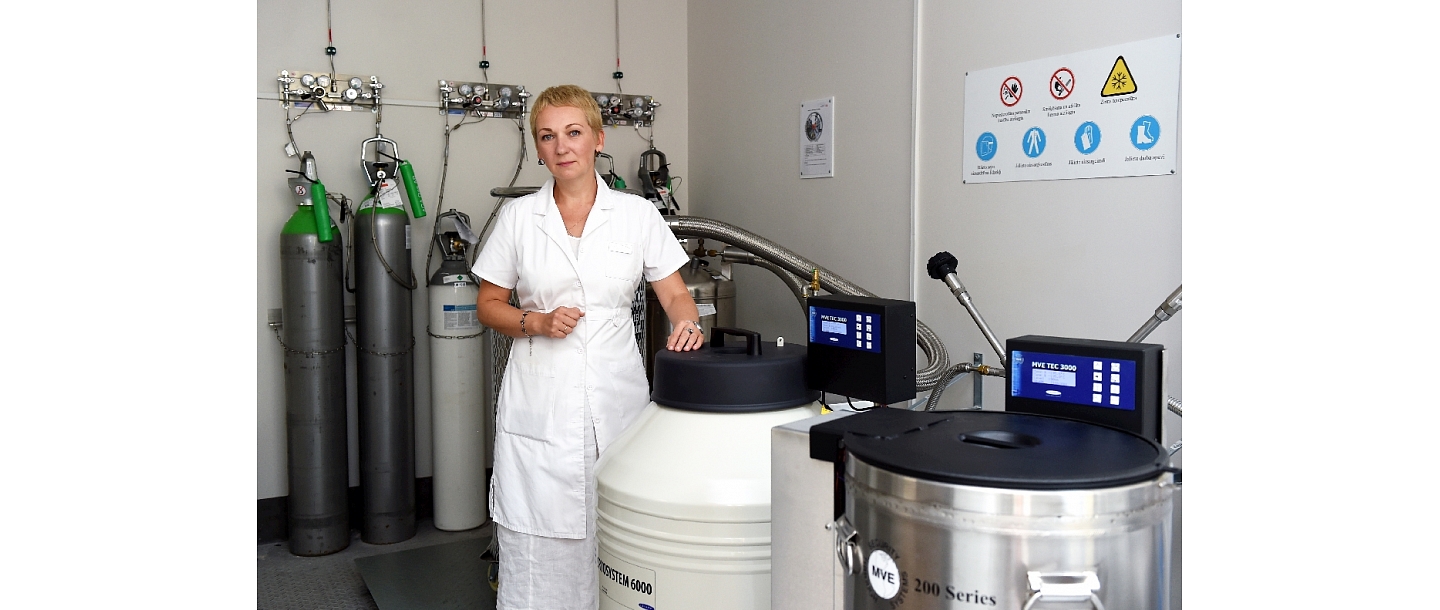 IVF Riga Stem Cell Center, cryopreservation of samples