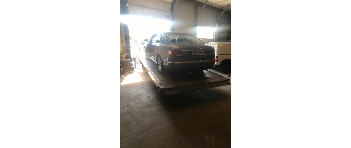 Delivery of a tow truck, Imanta