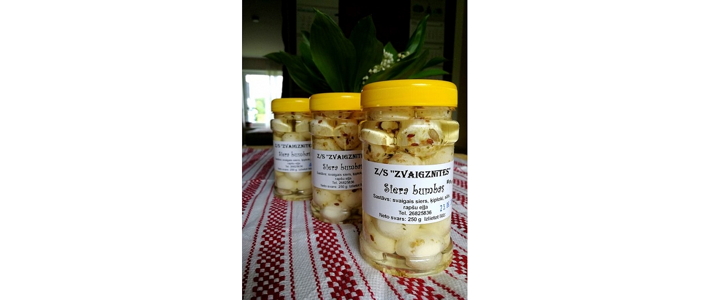 Сыр, сырные мячи в Zvaigznītēs