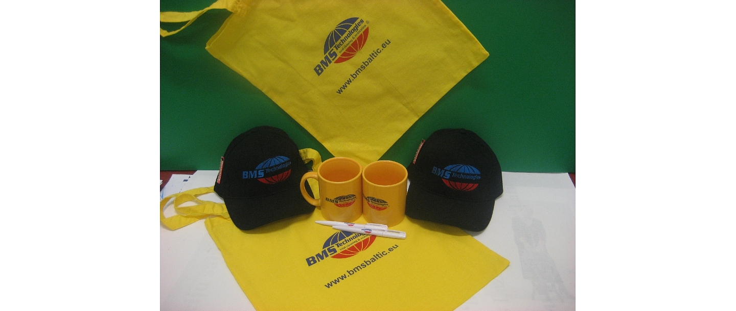 Products with company logo