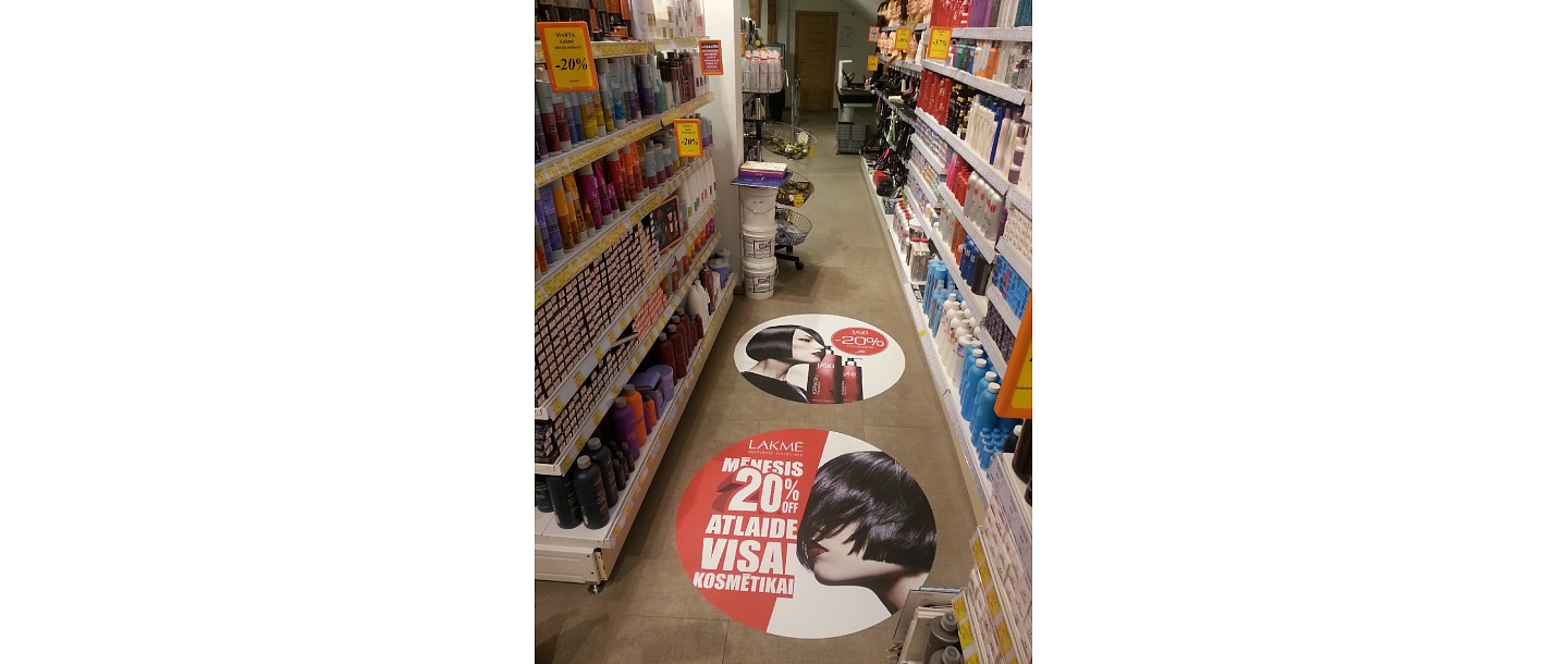 Promotional materials for stores