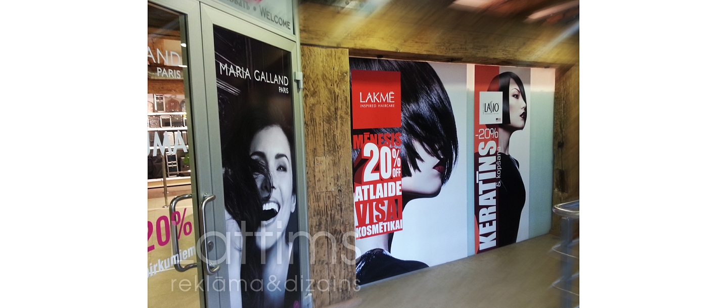 Large format advertising posters