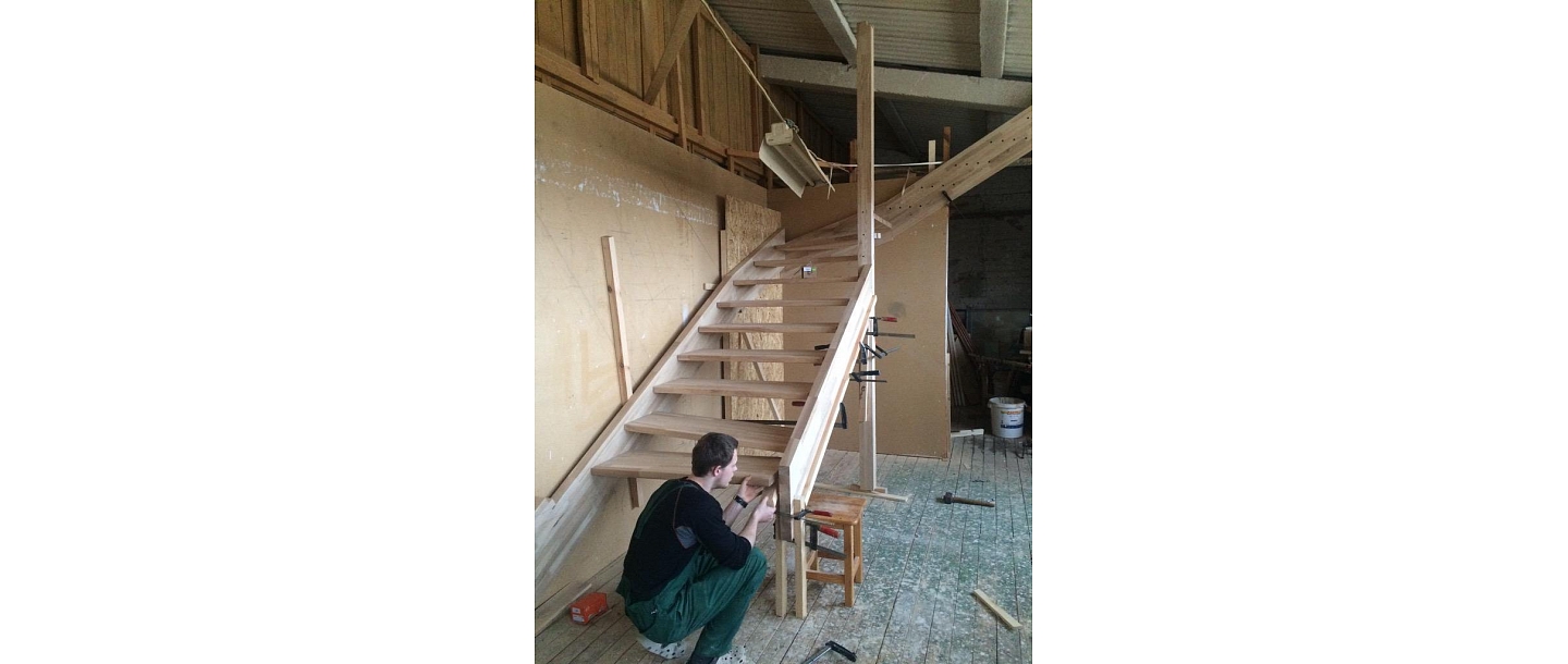 INGRID D wooden stairs