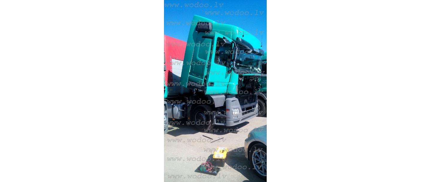 AdBlue disconnection of Wodoo trucks off Riga Vidzeme Kurzeme, Zemgale
