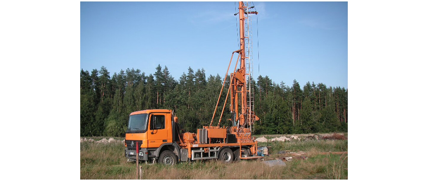 Drilling works for a private house