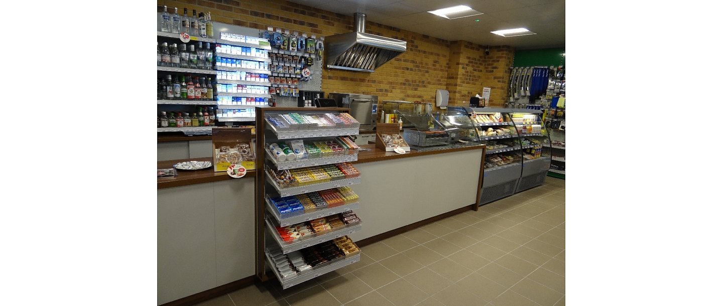 Checkout area