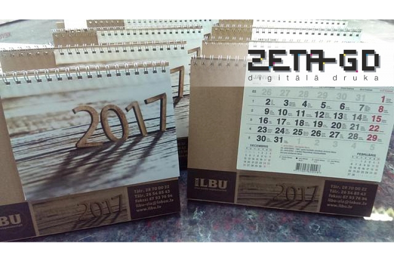 Calendars in small editions